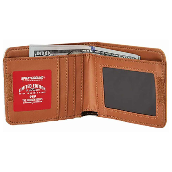 Sprayground Πορτοφόλι Henny Latte Bi-Fold Elastic Wallet